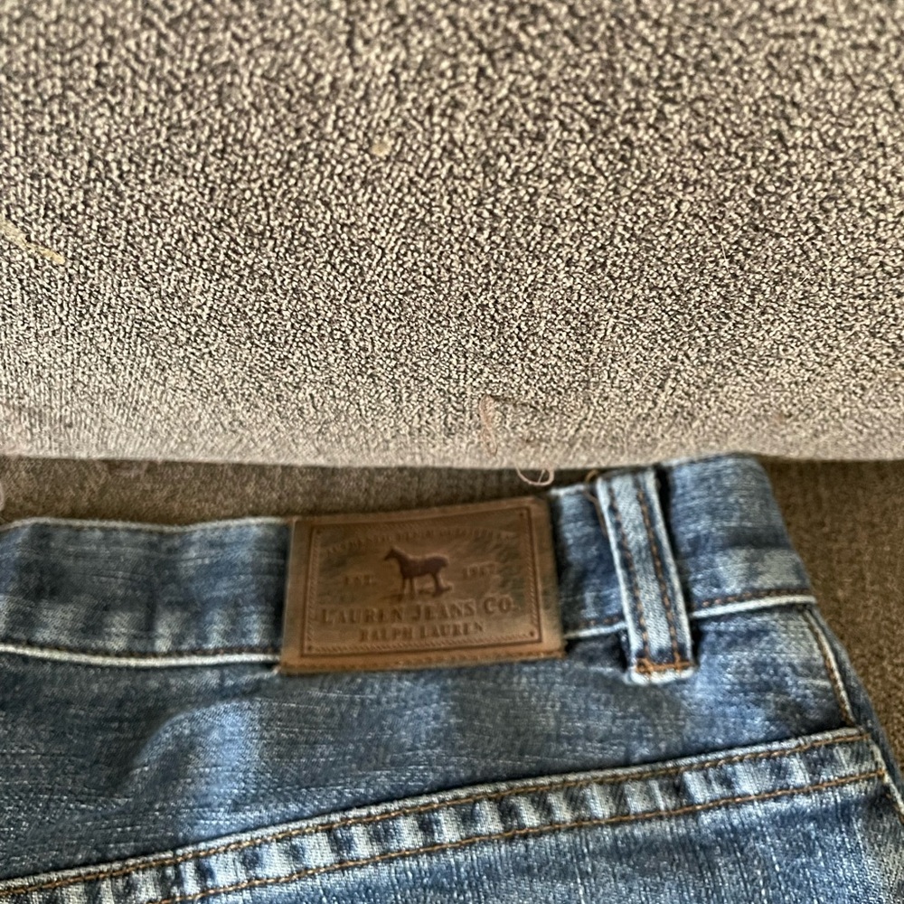 Ralph Lauren Blue Straight Leg Jeans - Picture 3 of 5